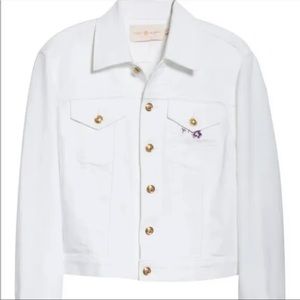 Tory Burch Classic Denim Jacket Size Small